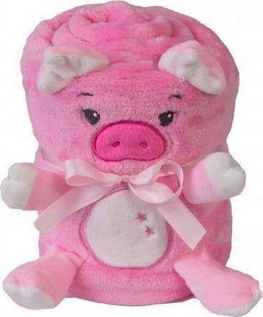 Batanije për bebe Babymatex Willy Pig Snuggle, 85x100 cm, shumëngjyrëshe