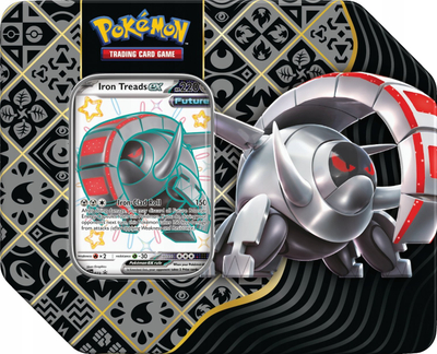 Set letra Pokemon TCG Scarlet & Violet Paldean Fates, Booster Tin, koleksionar, shumëngjyrësh