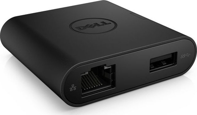 Adapter Dell DA200, USB C, HDMI VGA Ethernet USB 3.0, i zi