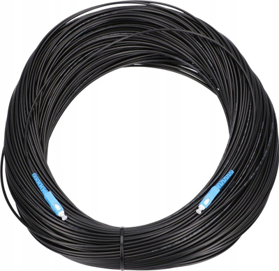 Kabllo fibër optike Extralink SC UPC në SC UPC, singlemode G.652D, simplex, 50m, e verdhë