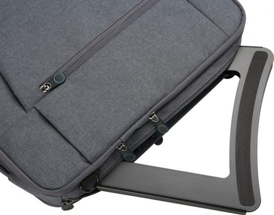 Mbajtëse laptopi Mozos LR1, metalike, deri 15", e zezë
