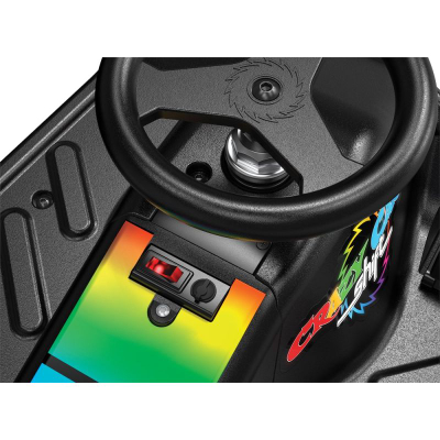 Go-kart elektrik Razor Crazy Cart Shift Lightshow, me litium, 8 mph, i zi