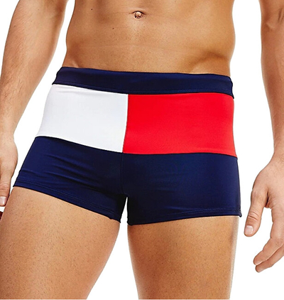 Mbathje Tommy Hilfiger Knit Trunk, të kaltra mTH1379-L