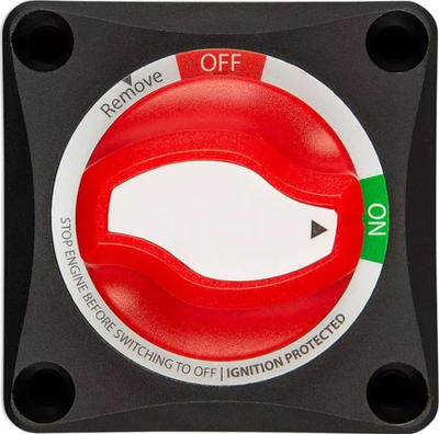 Прекинувач за батерија Victron Energy Battery Switch ON/OFF 275A, 48V, црвен