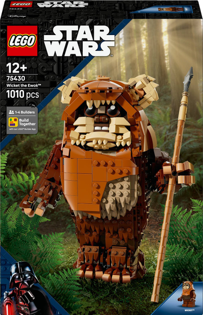 Set Lego Star Wars për ndërtim Wicket the Ewok 75430, 23 cm, 12+, shumëngjyrësh