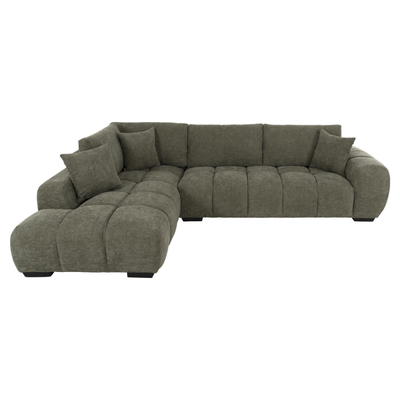 Këndi divan HM COVEN HM3266.04L, formë L anë e majtë, 298x208 cm, material tekstil, jeshil