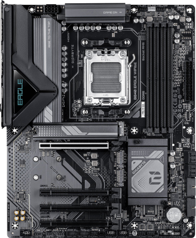 Pllakë amë Gigabyte GA-B840 EAGLE WF6E, ATX, socket AM5, DDR5