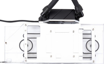 Sistem ftohje me ujë për GPU Alphacool Eiswolf 2, 360mm AIO, për RTX 3080/3090 Ventus, me backplate edhe me RGB