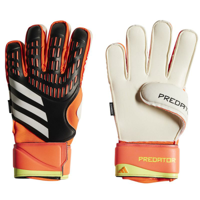 Ракавици за голман adidas Predator GL MTC FS IQ4037, леплива пена, со заштита за прсти, црни