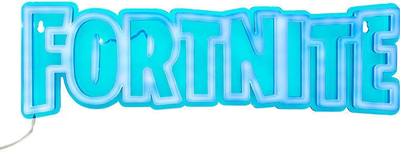 Dritë murale LED Fortnite, neon, 40cm, blu