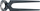 Darë marangozësh Knipex 99 01 210, 210mm, për tela mesatarisht të fortë, ngjyrë e zezë