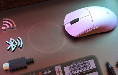 Gejминг глувче Darmoshark M3 Pro Max, безжично преку Блутут, 30000 DPI, оптичко, црно