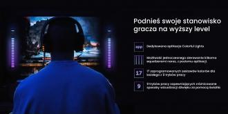 Lampë dekorative Redleaf Equalizer RGB, 40 LED, me bateri, ngjyrë argjendi