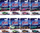 Lodër makinë Hot Wheels Neon Speeders, metal 1:64, dizajn neon shumëngjyrësh