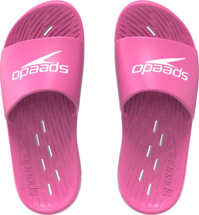 Shapka për kalamajt Speedo Slide Junior, taban me vrima, thahet shpejt, rozë