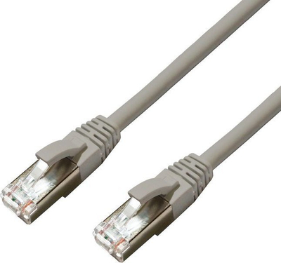Kabllo rrjeti MicroConnect CAT6A S/FTP, 0.25m, LSZH, gri