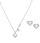 Set Varëse dhe vathë për femra Emporio Armani EGS3228SET, të argjendta