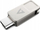 USB flash V7 VF3128GTC, 128GB, USB 3.2 Type A / Type C, ngjyrë argjendi