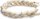 Mbrojtës krevat për bebe Braid Knots, 210cm, pambuk, bezhë