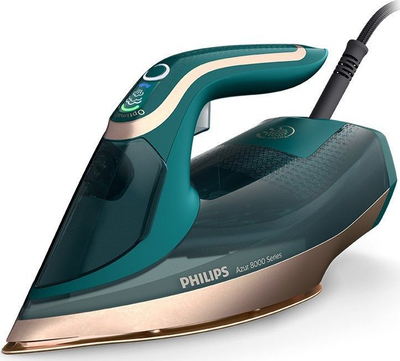 Hekur me avull Philips DST8030/70, fuqi e lartë, funksion antigëlqere, blu