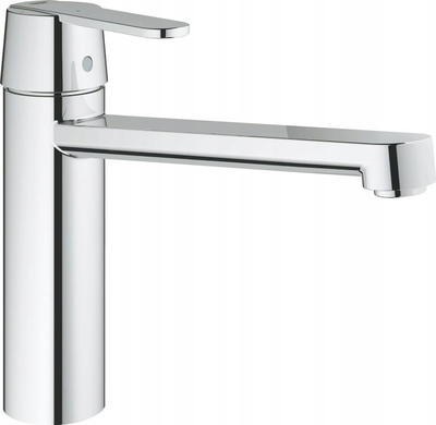 Rubinet kuzhine Grohe Get, me një levë, ngjyrë krom, argjendtë