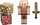 Figurë loje Educa Borras Minecraft, 8 cm, me nyje që lëvizin, shumëngjyrëshe