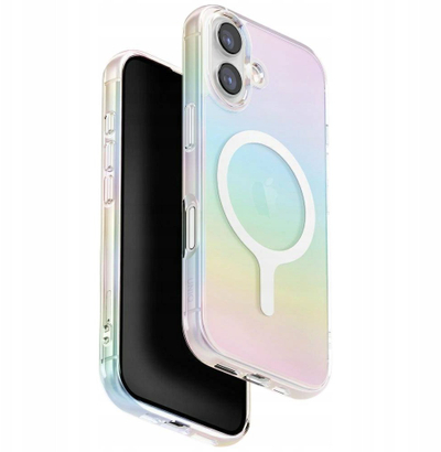 Mbështjellës telefoni Uniq Iridescia për iPhone 17, MagClick, shumëngjyrësh