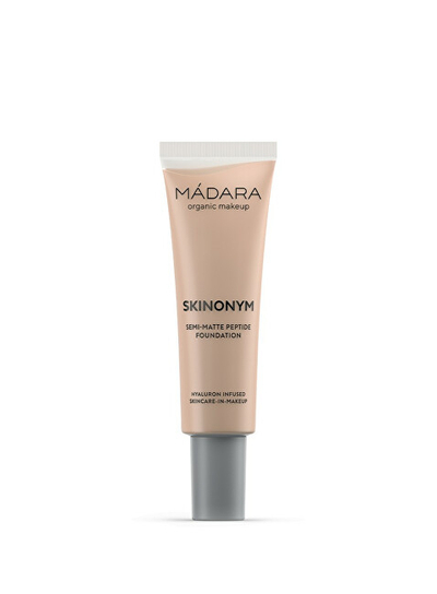 Krem pudër Madara Semi-Matte Peptide Foundation, 30 ml