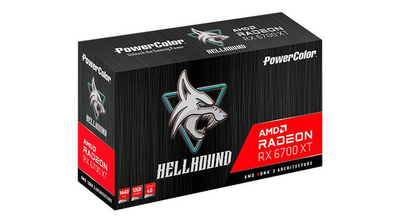 Kартичка графичка PowerColor HellHound RX 6700XT, 12GB GDDR6, 2560 Stream Processors, црна