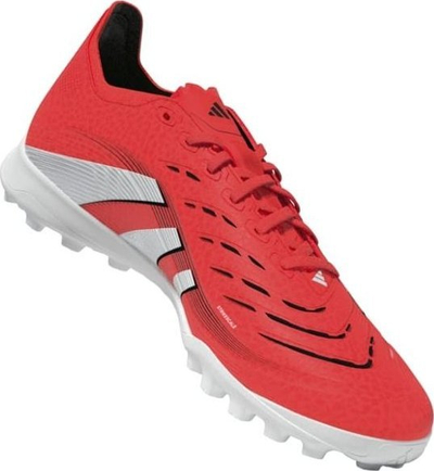 Këpucë futbolli Adidas Predator League TF M ID3769, për fushë artificiale, për meshkuj, të kuqe e bardhë