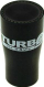 Reduktor i drejtë silikoni TurboWorks Black, 32mm me 35mm, i zi