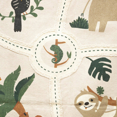 Tapet për fëmijë Atmosphera Jungle, pambuk, 100x150cm, shumëngjyrësh