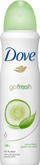 Deodorant Dove Go Fresh me kastravec dhe çaj jeshil, spray, 6x250ml, për goca