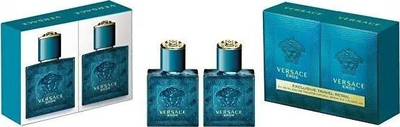 Set dhurate parfum Versace Eros, 2 x 30ml EDT, për burra