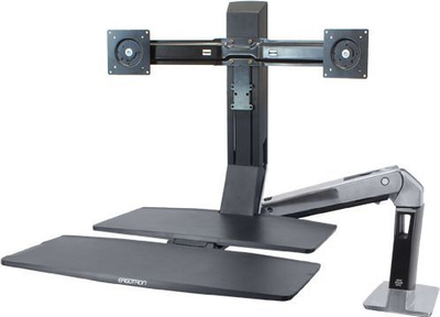Mbajtës tavoline për monitorë Ergotron WorkFit A II 24-316-026, i zi