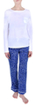 Pizhame Calvin Klein QS6141E-YL8, të bardha/kaltra S
