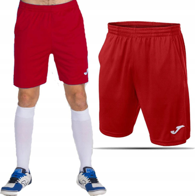 Pantallona të shkurtra sportive Joma Drive për burra, me lastik në bel, të kuqe