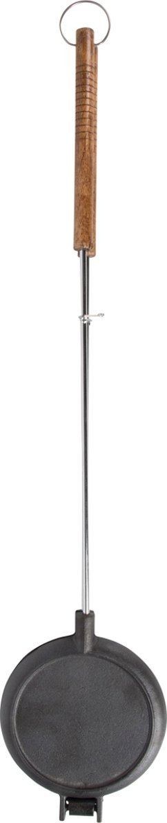Hekur për waffle Esschert Design, gize, dorezë 82 cm, i zi
