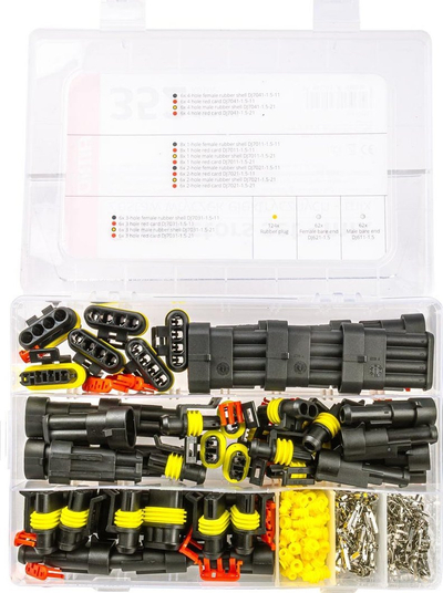 Set konektorësh elektrikë Superseal, 352 copë, 1–6 pin, hermetik