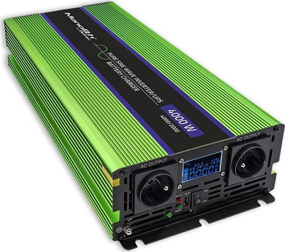 Inverter Monolith 51943, 4000W, 12V në 230V, jeshil