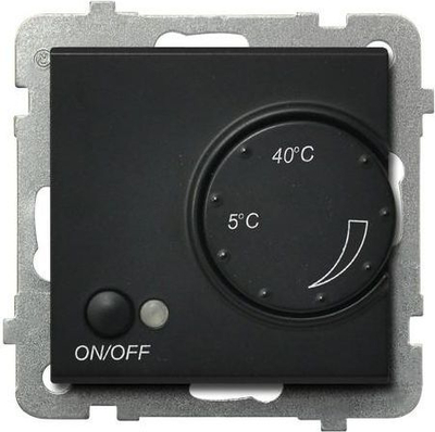Kontrollues temperature për kaldajë Ospel Sonata, i zi