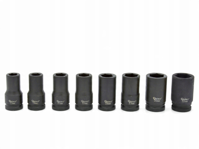 Set çelësa goditës GEKO, 3/4", 17-32mm, 8 copë