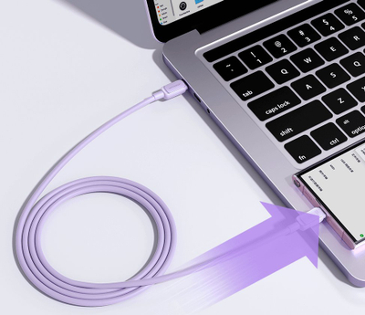 Kabllo USB Joyroom JYR757, USB C me USB C, 1.2m, lejla