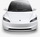 Kapak emblemë përpara Spigen për Tesla Model 3 2024, mbulim i plotë, i zi