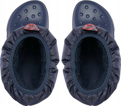 Çizme dimri për kalamaj Crocs Classic Neo Puff Boot Jr 207684-410, slip-on, navy
