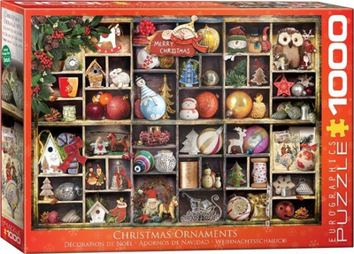 Puzzle Eurographics Christmas decorations, 1000 elemente