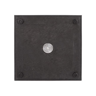 Bazë metalike e bardhë mat 40×40×72 cm me rregullues (HM421.12), bardhë