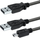 Kabllo USB Logo USB A në microUSB, 0.6 m, USB 2.0, e zezë