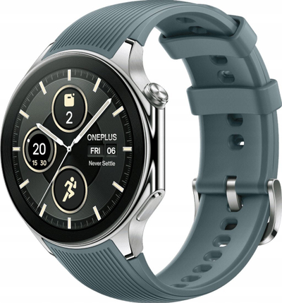 Ora e zgjuar OnePlus Watch 2 OPWWE231, GPS, 32GB, çelik i argjendtë