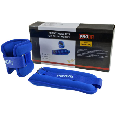 Pesha kyçi PROFIT Evolution DK 3310, 2x0.5kg, për krahë dhe këmbë, blu